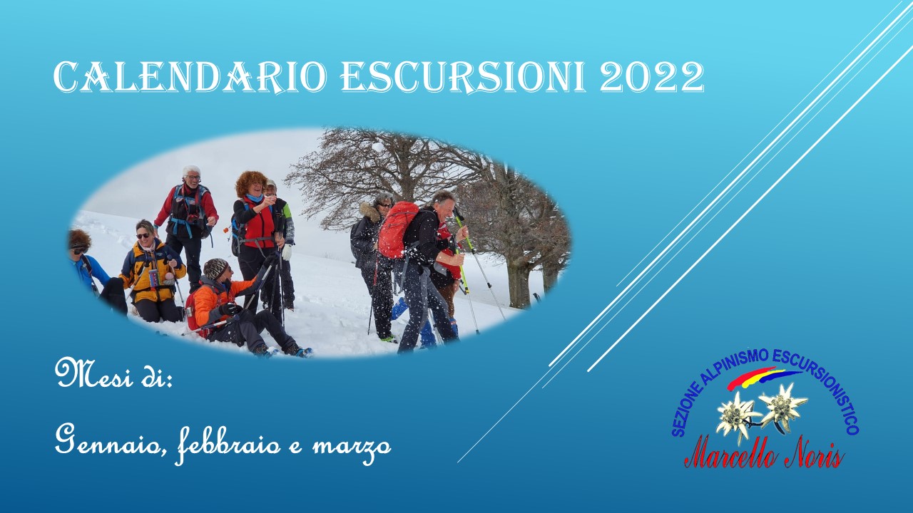 Calendario Escursioni Invernali 2022