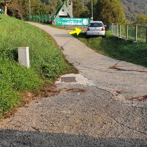 Foto nr. 5 arriviamo alla cappelletta degli Alpini. - © G.S. Marinelli, riproduzione vietata.