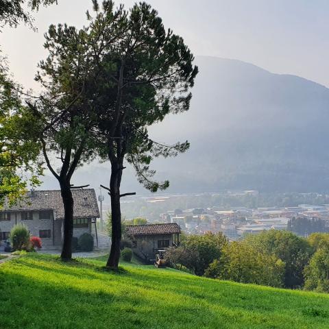 Foto nr. 1 Riprendiamo, in salita, la Via Degli Alpini  - © G.S. Marinelli, riproduzione vietata.