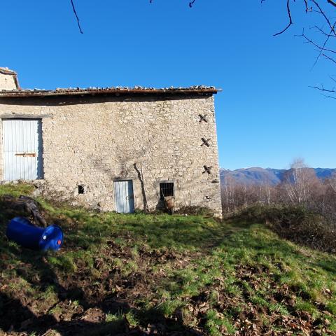  Baita dopo il Col del Bates - © G.S. Marinelli, riproduzione vietata.