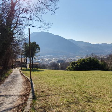 Foto nr. 1 è caratterizzata da vasti prati in moderata pendenza, con fasce boschive nelle zone marginali delle vallette - © G.S. Marinelli, riproduzione vietata.