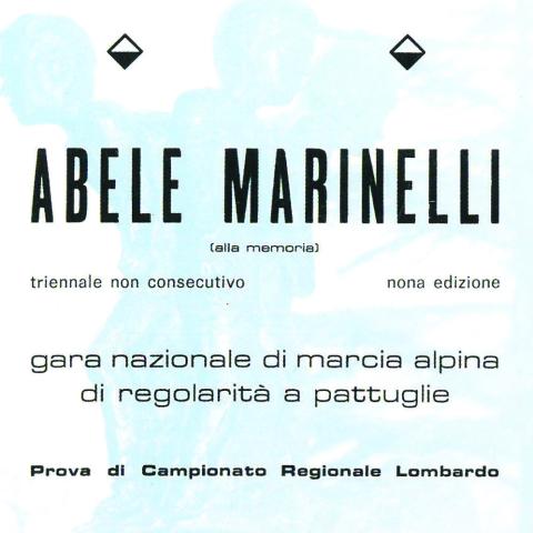  Settore marcia di regolarità alpina - © G.S. Marinelli, riproduzione vietata.