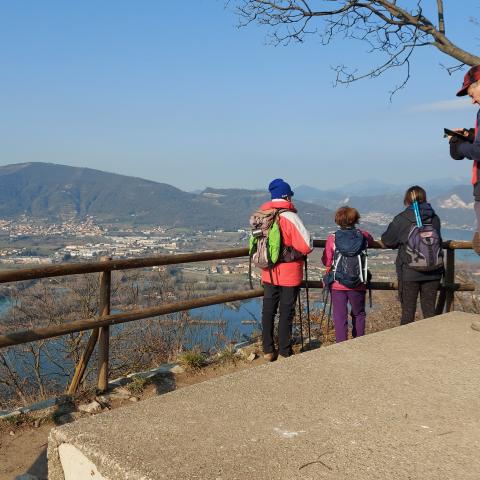 Balcone panoramico alla Croce di Provaglio  - © G.S. Marinelli, riproduzione vietata.