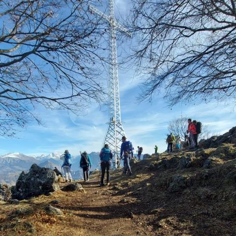 Arrivo al Monte Zucco (m 1232)  - © G.S. Marinelli, riproduzione vietata.