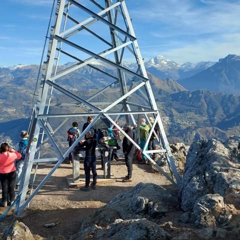 Ci si gode uno spettacolare panorama   - © G.S. Marinelli, riproduzione vietata.