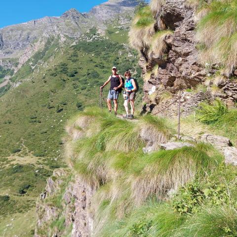 Verso Venano di Sopra (sullo sfondo Pizzo Tornello  - © G.S. Marinelli, riproduzione vietata.