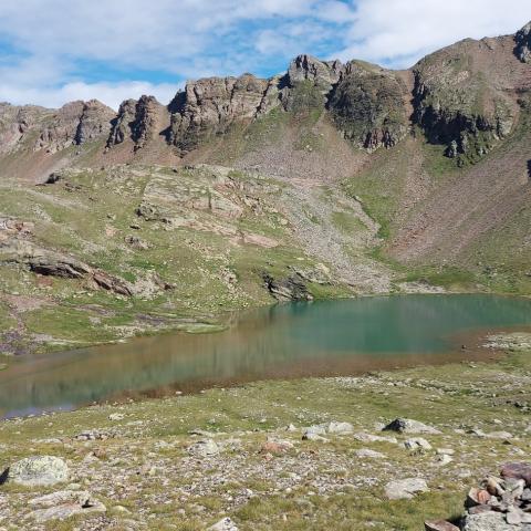 Lago di Ercavallo (m 2620)  - © G.S. Marinelli, riproduzione vietata.