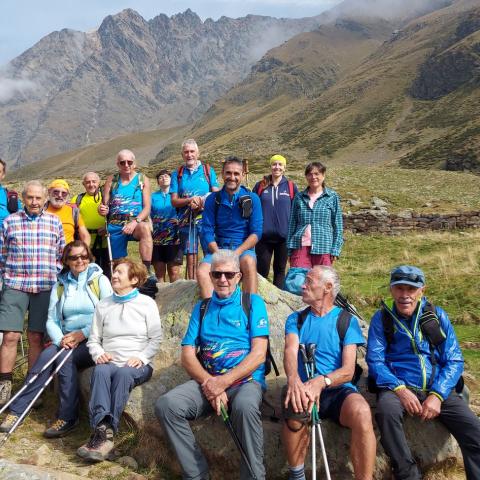 Il gruppo pronti per iniziare il rientro  - © G.S. Marinelli, riproduzione vietata.