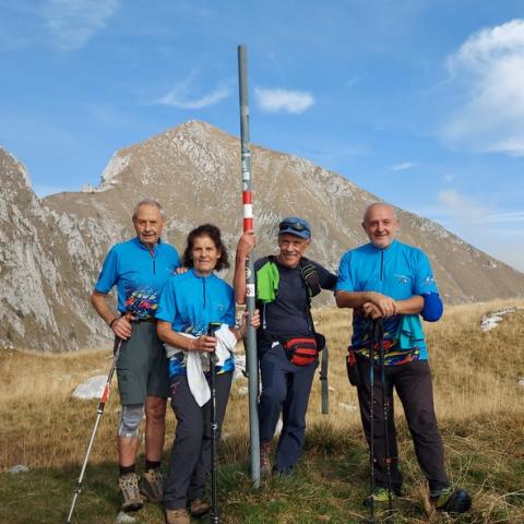 Passo di Arano (gruppo giro corto)  - © G.S. Marinelli, riproduzione vietata.