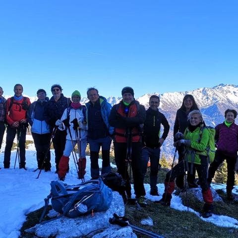 foto di gruppo sulla via del ritorno  - © G.S. Marinelli, riproduzione vietata.