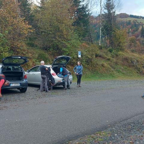 Parcheggio di valpiana  - © G.S. Marinelli, riproduzione vietata.