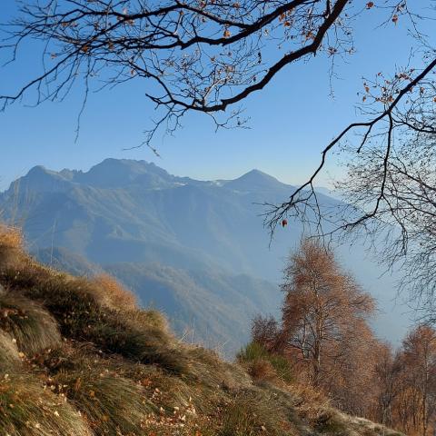 Bella vista verso i Piani di Bobbio  - © G.S. Marinelli, riproduzione vietata.