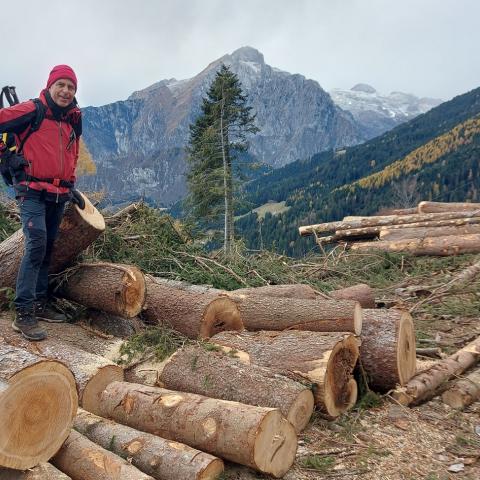 Franco Tra gli"Alpini"  - © G.S. Marinelli, riproduzione vietata.