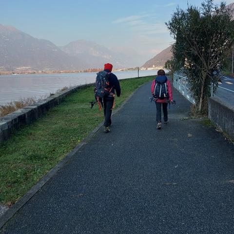 Lungo Lago tra Toline e Pisogne  - © G.S. Marinelli, riproduzione vietata.