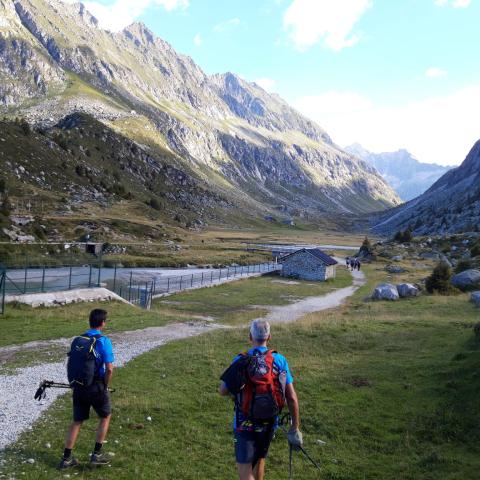 Dopo il caffè al Rifugio di Lissone si riparte   - © G.S. Marinelli, riproduzione vietata.