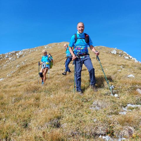 Discesa dal Monte Sossino  - © G.S. Marinelli, riproduzione vietata.