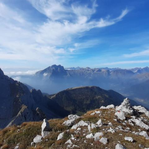 Stupendo panorama da Monte Sossino  - © G.S. Marinelli, riproduzione vietata.