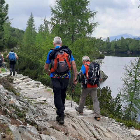 Rientro dal Lago Marcio  - © G.S. Marinelli, riproduzione vietata.