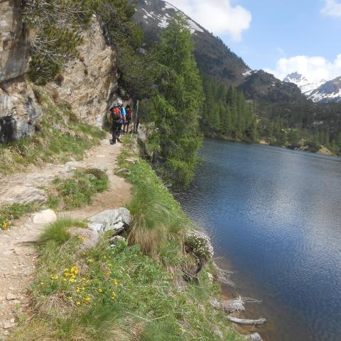 Rientro dal Lago Marcio  - © G.S. Marinelli, riproduzione vietata.