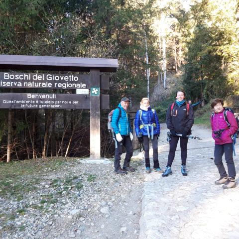 Inizio riserva naturale dei Boschi del Giovetto  - © G.S. Marinelli, riproduzione vietata.