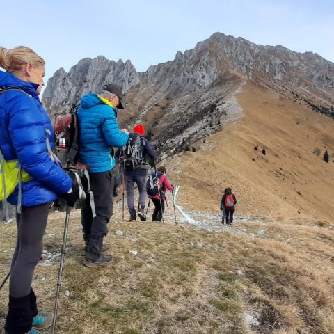 Si riparte verso il Passo del Costone  - © G.S. Marinelli, riproduzione vietata.