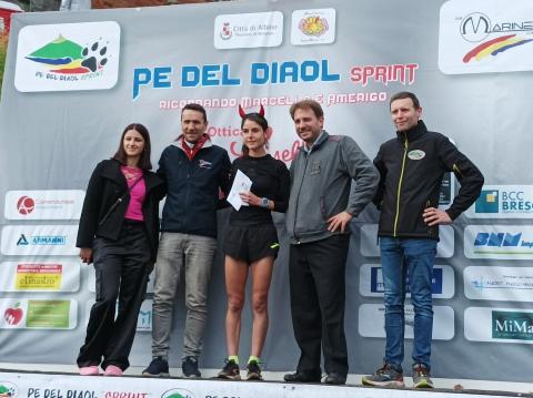 PREMIAZIONE DI VIVIEN BONZI PER IL RECORD FEMMINILE